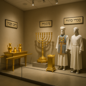 Temple Institute vessels and garments prepared for Third Temple service