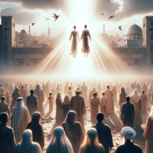 Resurrection and ascension of the Two Witnesses in Jerusalem
